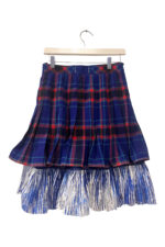 Blue Tartan Layered Skirt Blue Tartan Layered Skirt