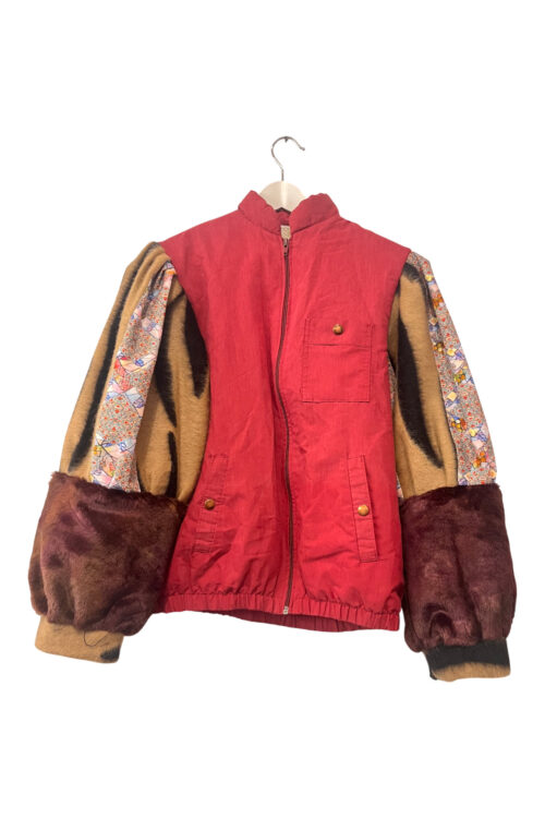 Patchwork Red Collector Jacket Patchwork Red Collector Jacket