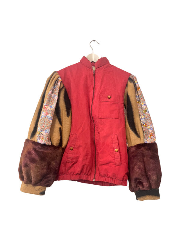 Patchwork Red Collector Jacket Patchwork Red Collector Jacket