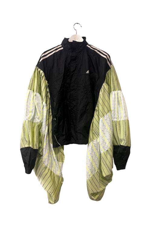 Reconstructed Green Stripe Windbreaker Reconstructed Green Stripe Windbreaker