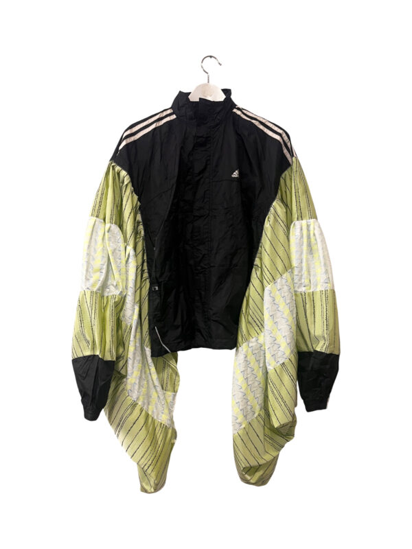 Reconstructed Green Stripe Windbreaker Reconstructed Green Stripe Windbreaker