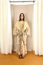 Beige Crochet Kimono Jacket Beige Crochet Kimono Jacket