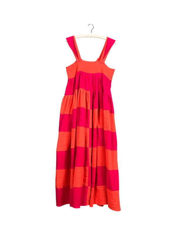 Pink and Orange Striped Maxi Dress Pink and Orange Striped Maxi Dress