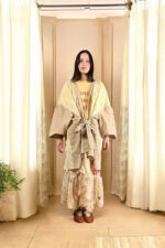 Beige Crochet Kimono Jacket Beige Crochet Kimono Jacket