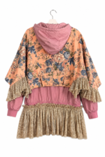 Pink Floral Patchwork Jacket Pink Floral Patchwork Jacket
