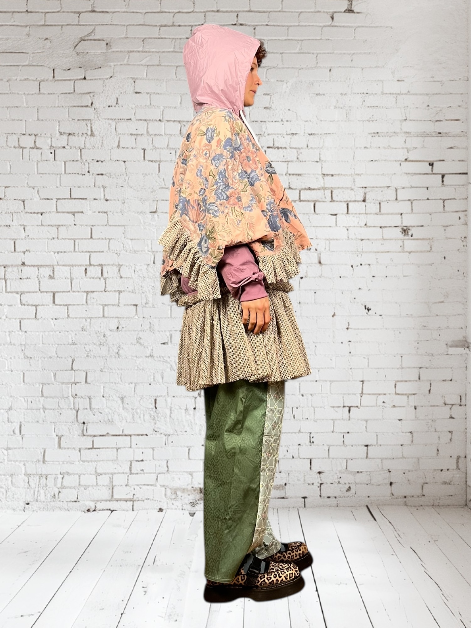 Sage Green Ruffle Parka Jacket Sage Green Ruffle Parka Jacket
