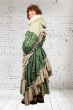 Sage Green Ruffle Parka Jacket Sage Green Ruffle Parka Jacket