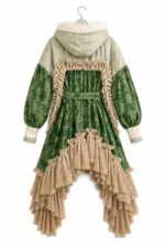 Sage Green Ruffle Parka Jacket Sage Green Ruffle Parka Jacket