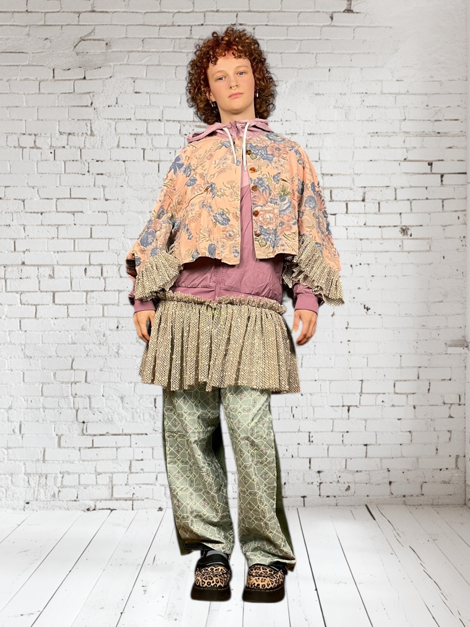 Sage Green Ruffle Parka Jacket Sage Green Ruffle Parka Jacket