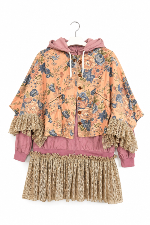 Pink Floral Patchwork Jacket