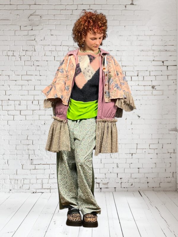 Sage Green Ruffle Parka Jacket Sage Green Ruffle Parka Jacket