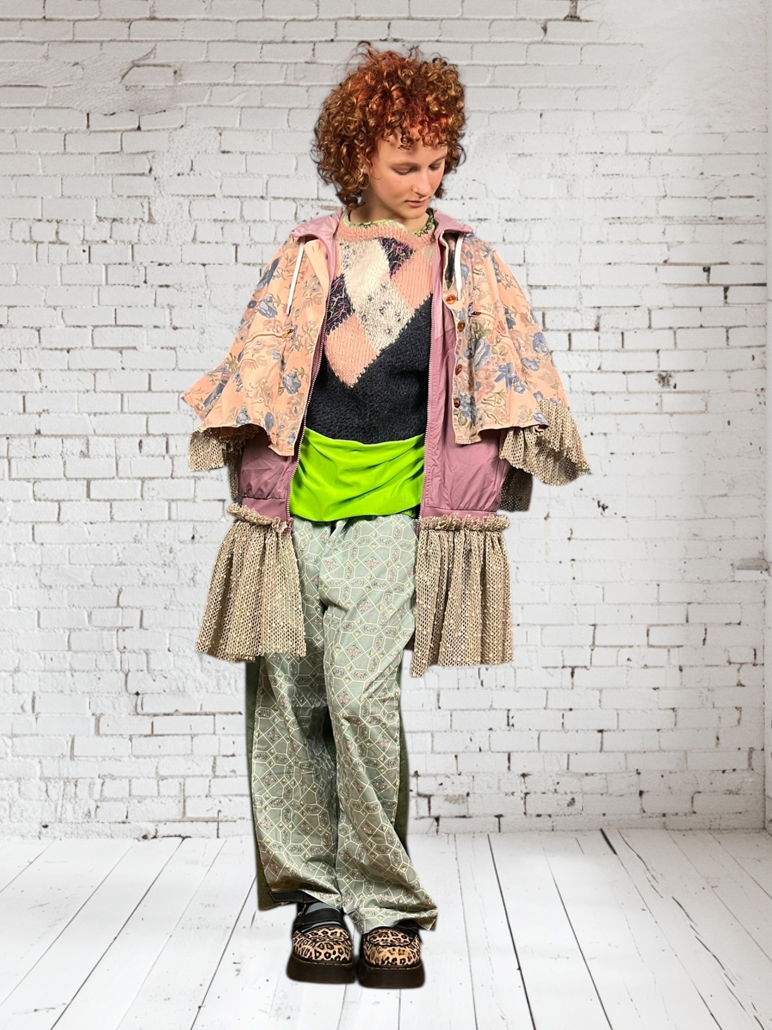 Sage Green Ruffle Parka Jacket Sage Green Ruffle Parka Jacket