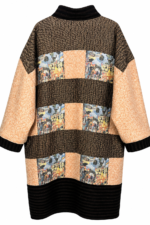 Gallery Patchwork Zip Coat Gallery Patchwork Zip Coat
