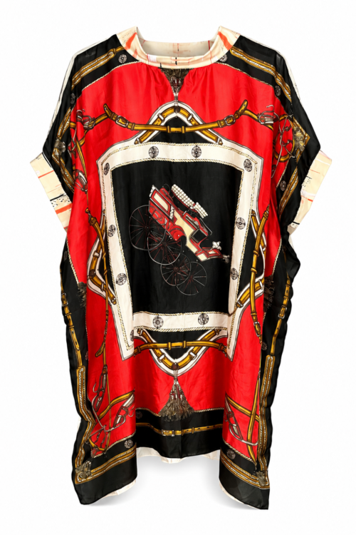 Vintage Scarf Cocoon Tunic