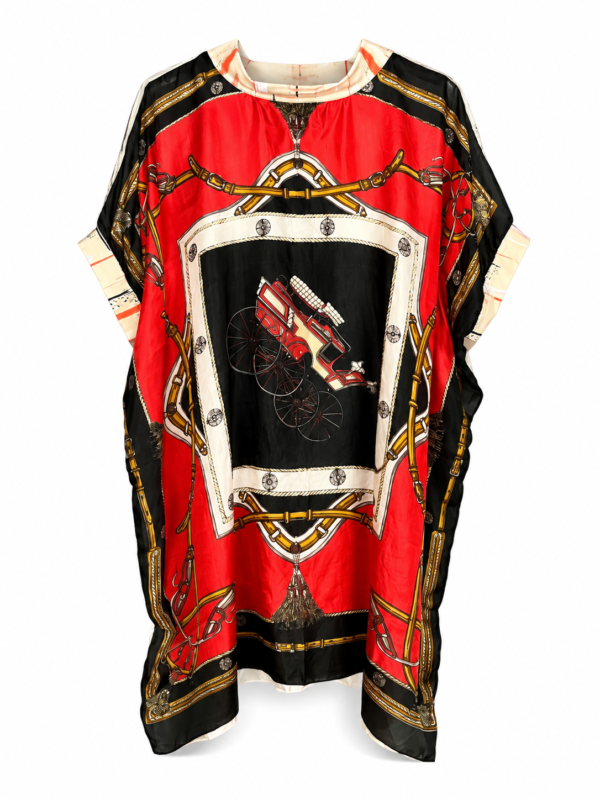 Vintage Scarf Cocoon Tunic