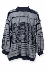 Sculpted Ruffle Sweatshirt