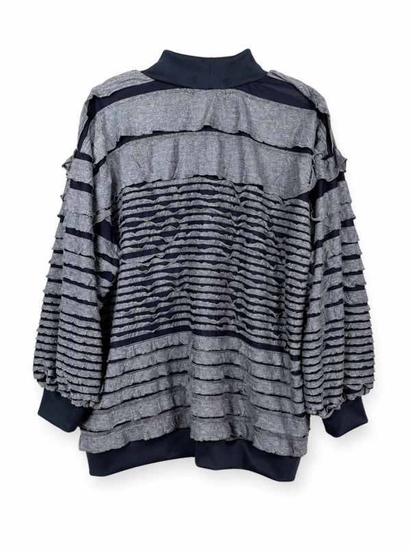 Sculpted Ruffle Sweatshirt