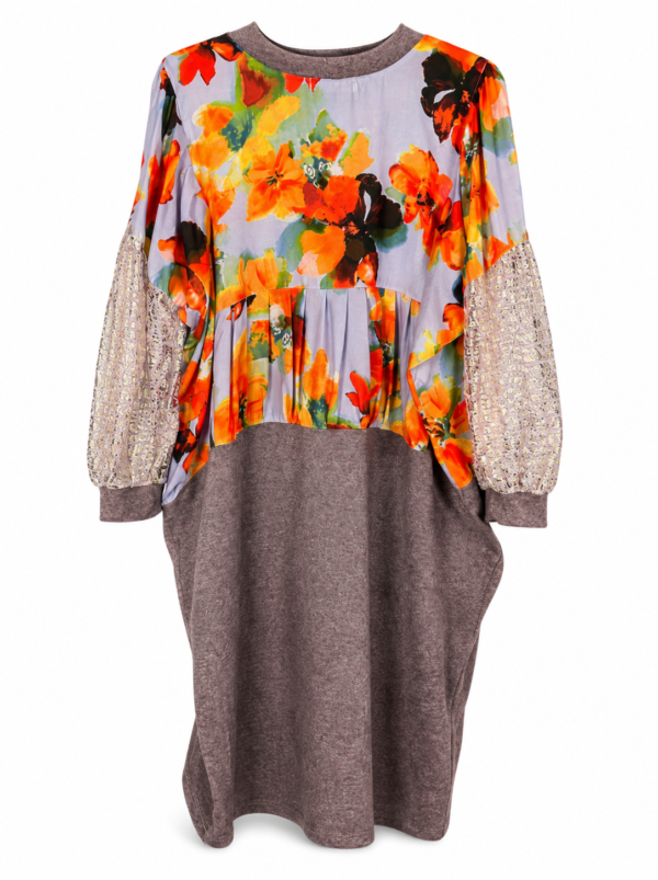 Painted Garden Cocoon Dress