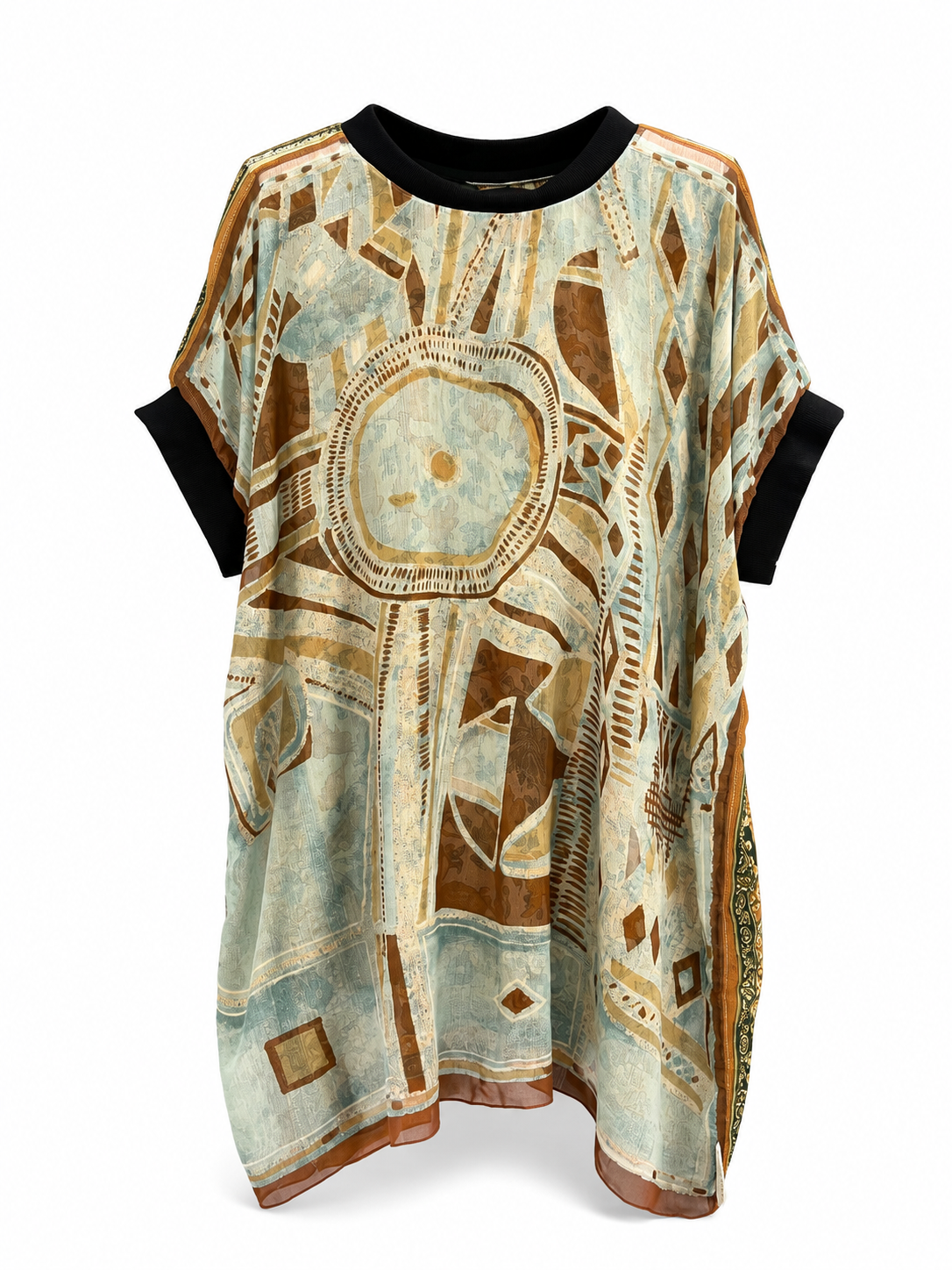 Vintage Scarf Cocoon Tunic Vintage Scarf Cocoon Tunic
