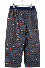 Midnight Golf Print Wide Pants