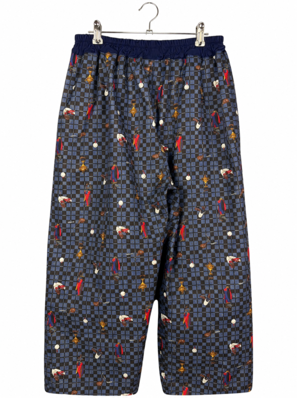 Midnight Golf Print Wide Pants