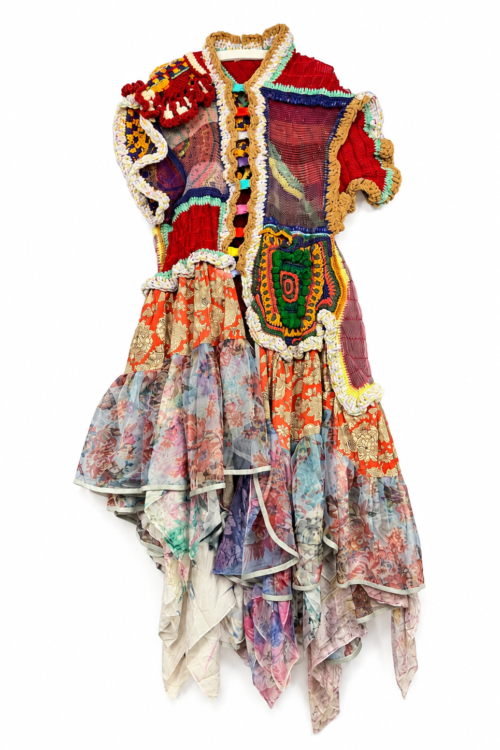 Folkloric Crochet Collage Cardigan Jacket Folkloric Crochet Collage Cardigan Jacket