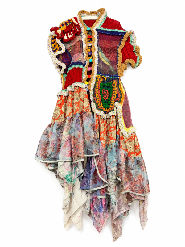 Folkloric Crochet Collage Cardigan Jacket