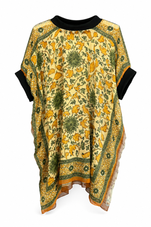 Vintage Scarf Cocoon Tunic