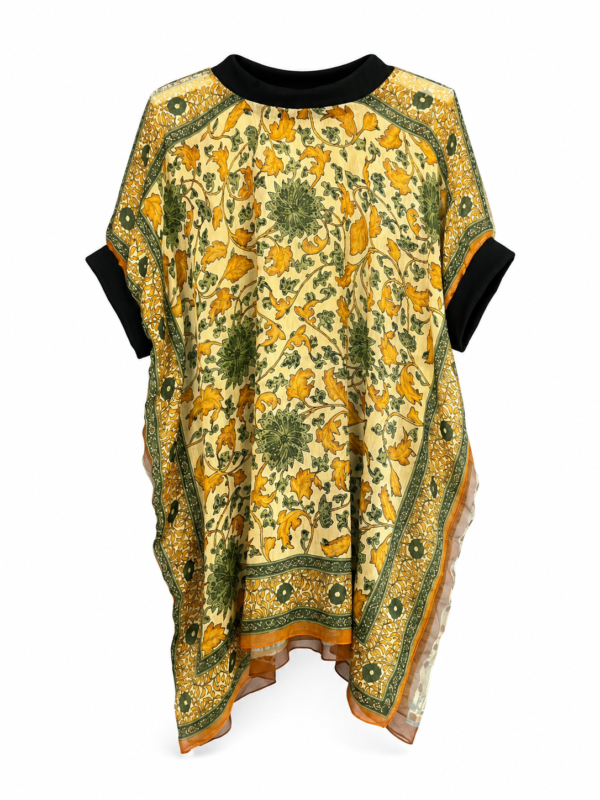 Vintage Scarf Cocoon Tunic Vintage Scarf Cocoon Tunic