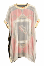 Vintage Scarf Cocoon Tunic