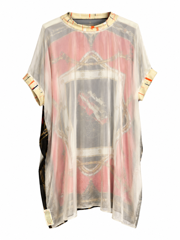 Vintage Scarf Cocoon Tunic