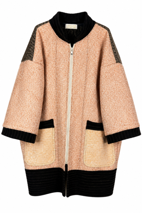 Gallery Patchwork Zip Coat