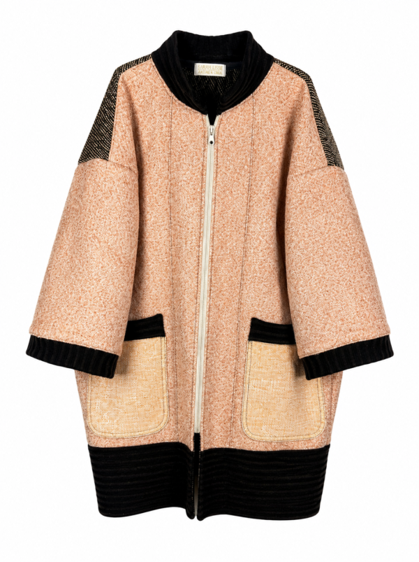 Gallery Patchwork Zip Coat Gallery Patchwork Zip Coat
