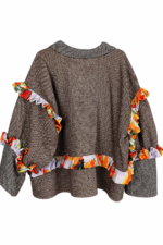 Painted Ruffle Pocket Jacket Painted Ruffle Pocket Jacket
