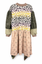If I Was a Painting Layered Patchwork Dress