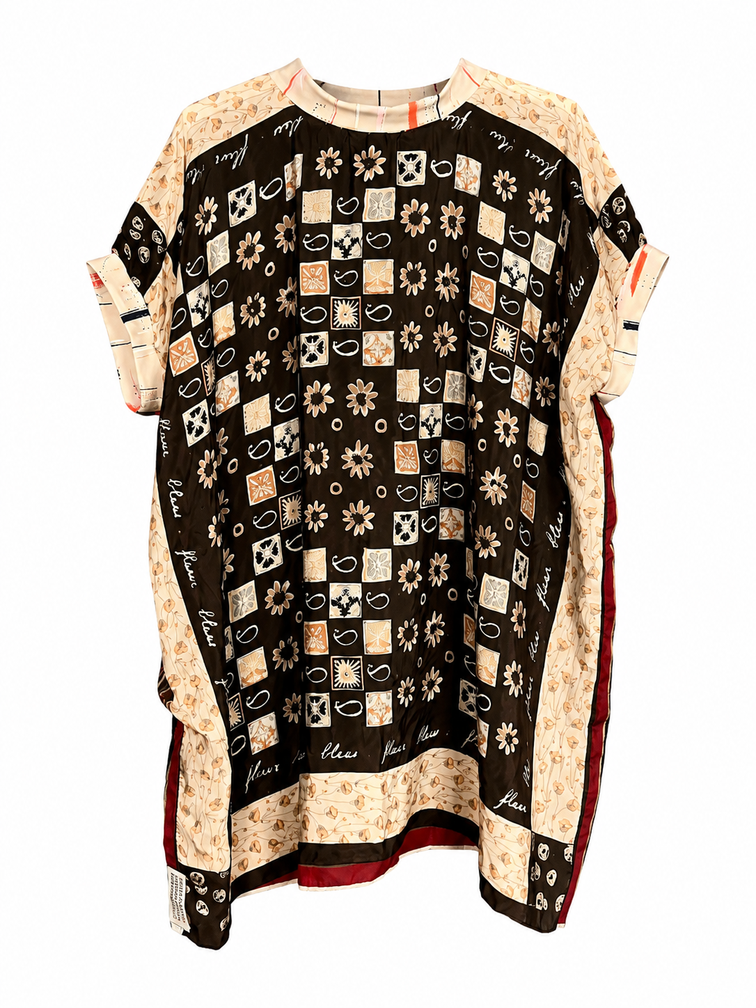 Vintage Scarf Cocoon Tunic Vintage Scarf Cocoon Tunic