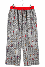 Scarlet Golf Print Wide Pants