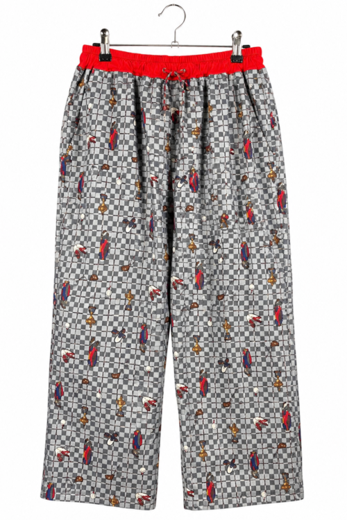 Scarlet Golf Print Wide Pants