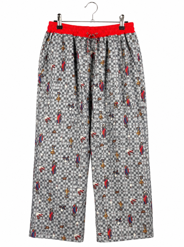 Scarlet Golf Print Wide Pants