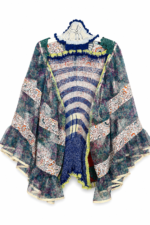 Knitted Lace Cape Jacket