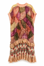 Botanical Ruffle Collage Dress Botanical Ruffle Collage Dress