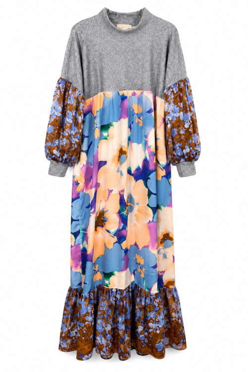 Electric Garden Maxi Dress
