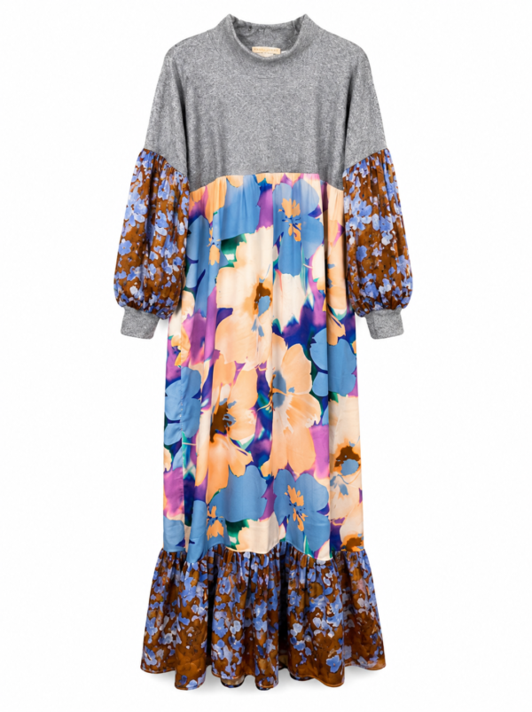 Electric Garden Maxi Dress