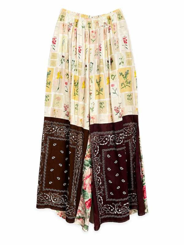 Botanical Bandana Wide Leg Pants