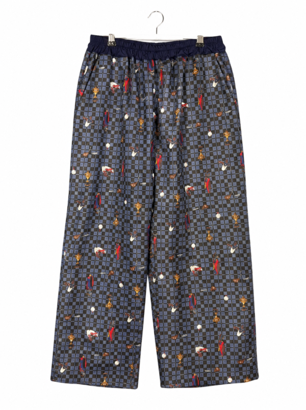 Midnight Golf Print Wide Pants